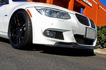 BMW 3-serie E90/E91 2005–2011 Frontläpp till stötfångare FRP V2 (2010-2012 M-Sport) foto 3