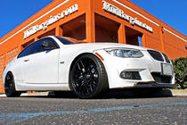 BMW 3-serie E90/E91 2005–2011 Frontläpp till stötfångare FRP V2 (2010-2012 M-Sport) foto 4