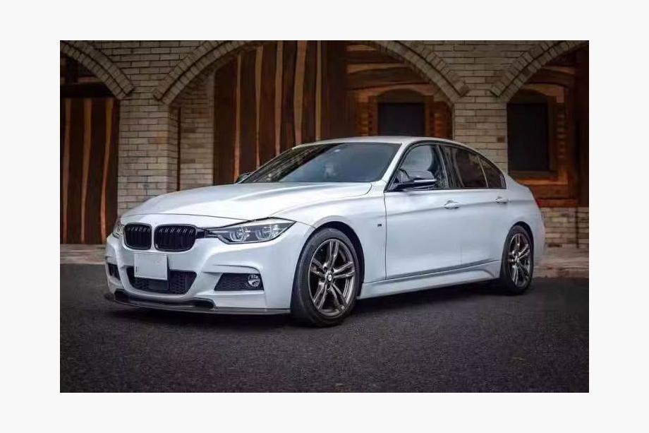 BMW 3-serien F30/F31 2012–2019 Frontläpp Lip V-Style (för F30 M-Sport, kolfiber) Foto 6