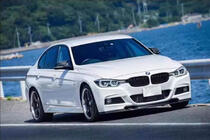 BMW 3-serien F30/F31 2012–2019 Frontläpp till främre stötfångare FRP V3 (M-Performance) foto 7