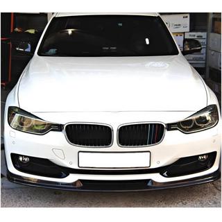 Frontläpp Lip till främre stötfångaren (för F30 Base 2012-2015, kolfiber) BMW 3-serien F30/F31 2012–2019 foto 2