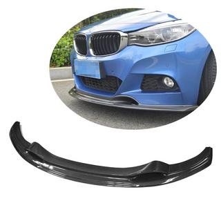 Frontläpp till stötfångaren Lip V-Style (för M-Sport, kolfiber) BMW 3-serie F34 2013–2020 foto 1