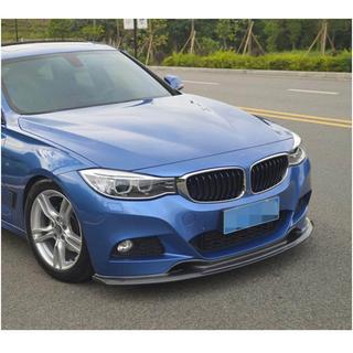 Frontläpp till stötfångaren Lip V-Style (för M-Sport, kolfiber) BMW 3-serie F34 2013–2020 foto 2