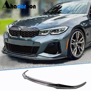 Frontläpp till stötfångare Lip V8 (för M-Sport 2018-2022, kolfiber) BMW 3-serien G20/G21 2018– foto 1