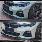 BMW 3-serien G20/G21 2018– Frontläpp till stötfångare Lip SC-Style (för M-Sport 2018-2022, kolfiber) foto 4