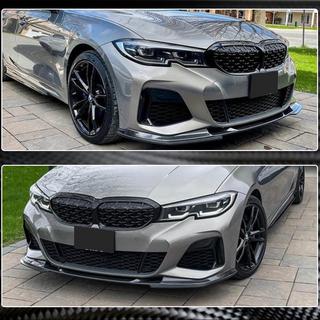 Frontläpp till främre stötfångare Lip V7 (för M-Sport 2018-2022, kolfiber) BMW 3-serien G20/G21 2018– foto 4