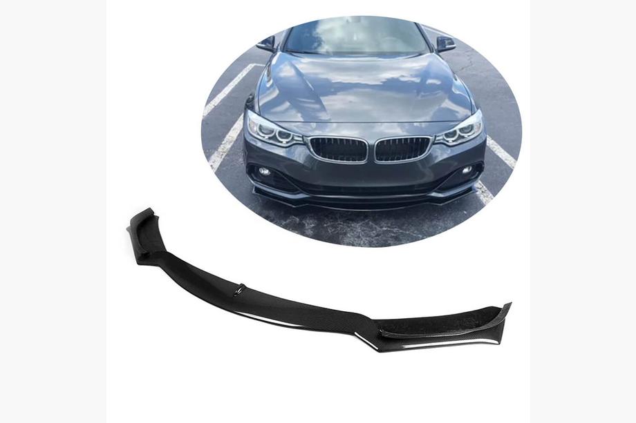 BMW 4-serie F32/F33/F36 2012–2020 Frontläpp till främre stötfångare (för Base 2013-2016, kolfiber) Image