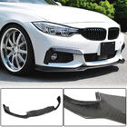 BMW 4-serie F32/F33/F36 2012–2020 Frontläpp till främre stötfångare Lip V1 (för M-Sport, kolfiber) foto 1