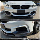 BMW 4-serie F32/F33/F36 2012–2020 Frontläpp V3 till främre stötfångare (för M-Sport, kolfiber) foto 3