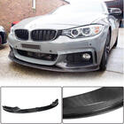 BMW 4-serie F32/F33/F36 2012–2020 Frontspoilerläpp till främre stötfångaren Carbon V4 (M-Sport) foto 1