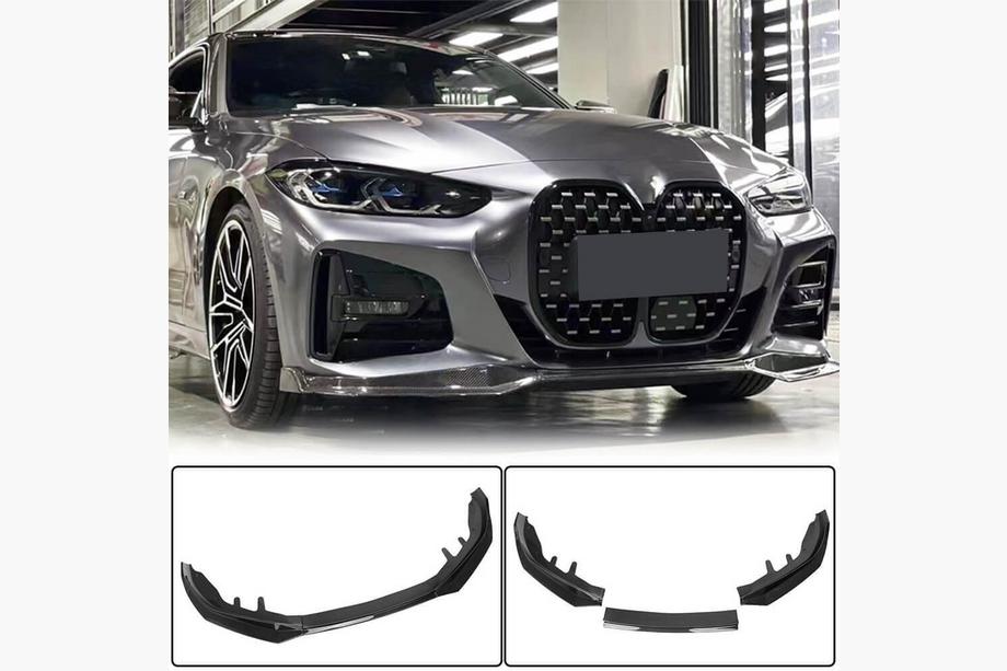 BMW 4-serien G22/23/26 2020– Frontläpp/Lip spoiler Lip V1 (för G22/G23 M-Sport, kolfiber) Image