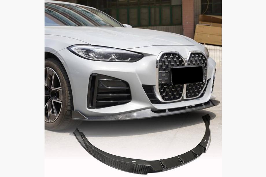 BMW 4-serien G22/23/26 2020– Frontspoilerläpp Lip V3 (för G26 M-Sport, kolfiber) Image