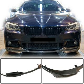 Frontläpp till stötfångare Lip V1 (för F10 M-Sport, kolfiber) BMW 5-serien F10/F11 2010–2016 foto 1