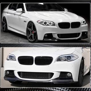 Frontläpp till stötfångare Lip V1 (för F10 M-Sport, kolfiber) BMW 5-serien F10/F11 2010–2016 foto 4