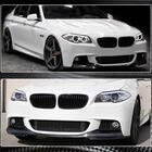 BMW 5-serien F10/F11 2010–2016 Frontläpp till främre stötfångare i kolfiber V2 (M-Sport) foto 4