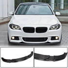 BMW 5-serien F10/F11 2010–2016 Frontläpp spoiler Lip V2 (för F10 M-Sport, kolfiber) foto 1