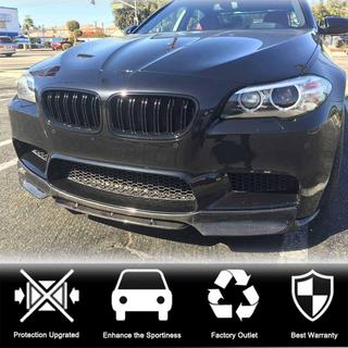 Frontläpp till främre stötfångaren Lip V1 (för F10 M5, kolfiber) BMW 5-serien F10/F11 2010–2016 foto 2