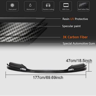 Frontläpp till stötfångare Lip V2 (för F10 M5, Carbon) BMW 5-serien F10/F11 2010–2016 foto 4