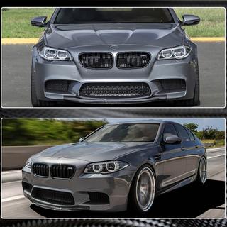 Frontläpp till stötfångare Lip V4 (för F10 M5, kolfiber) BMW 5-serien F10/F11 2010–2016 foto 4