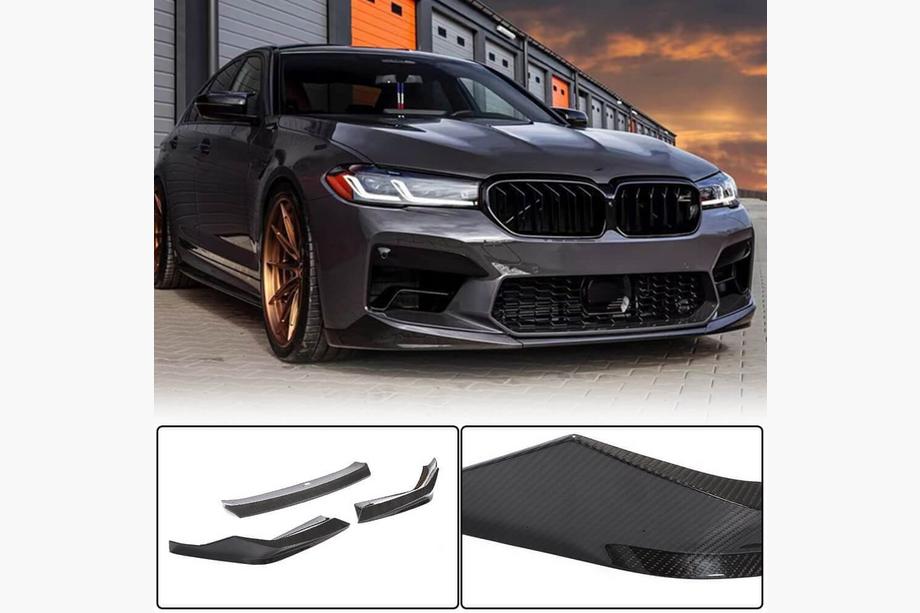 BMW 5-serien G30/G31 2017–2023 Frontläpp Lip V1 (för M5 F90 2020-2024, kolfiber) Image
