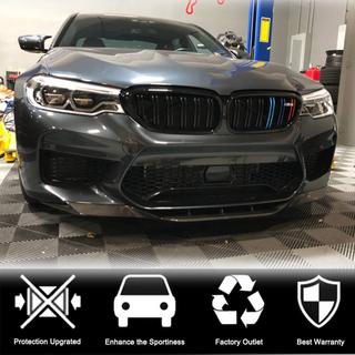 Frontläpp till främre stötfångare Lip V4 (för M5 F90 2017-2020, kolfiber) BMW 5-serien G30/G31 2017–2023 foto 3