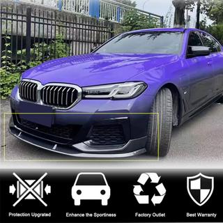 Frontläpp till främre stötfångare Lip V1 (för M-Sport 2021-2024, kolfiber) BMW 5-serien G30/G31 2017–2023 foto 2