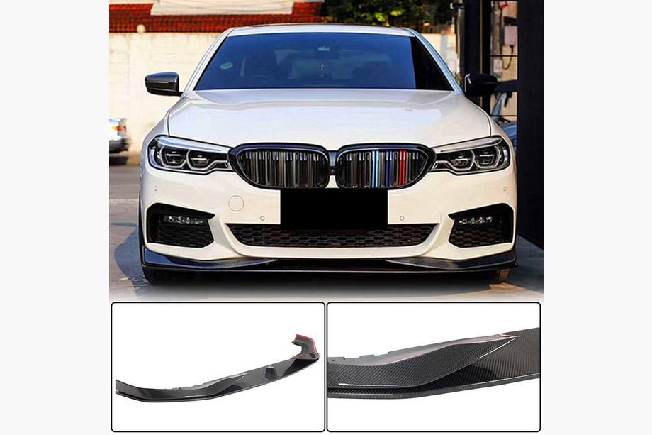BMW 5-serien G30/G31 2017–2023 Frontläpp Lip V1 (för M-Sport 2017-2020, kolfiber) Image