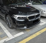BMW 5-serien G30/G31 2017–2023 Frontläpp till främre stötfångaren Lip V6 (för M-Sport 2017-2020, kolfiber) foto 6