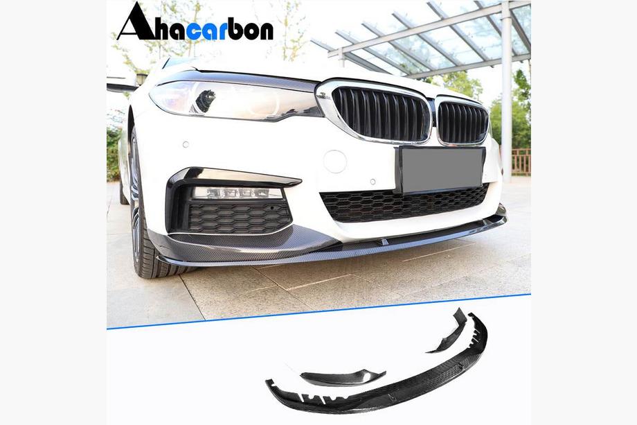 BMW 5-serien G30/G31 2017–2023 Frontläpp till stötfångare FRP V7 (2017-2020 M-Sport) Foto 2