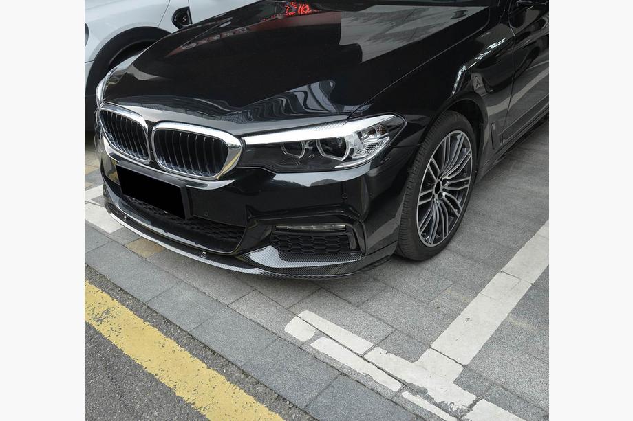 BMW 5-serien G30/G31 2017–2023 Frontläpp till stötfångare FRP V7 (2017-2020 M-Sport) Foto 6