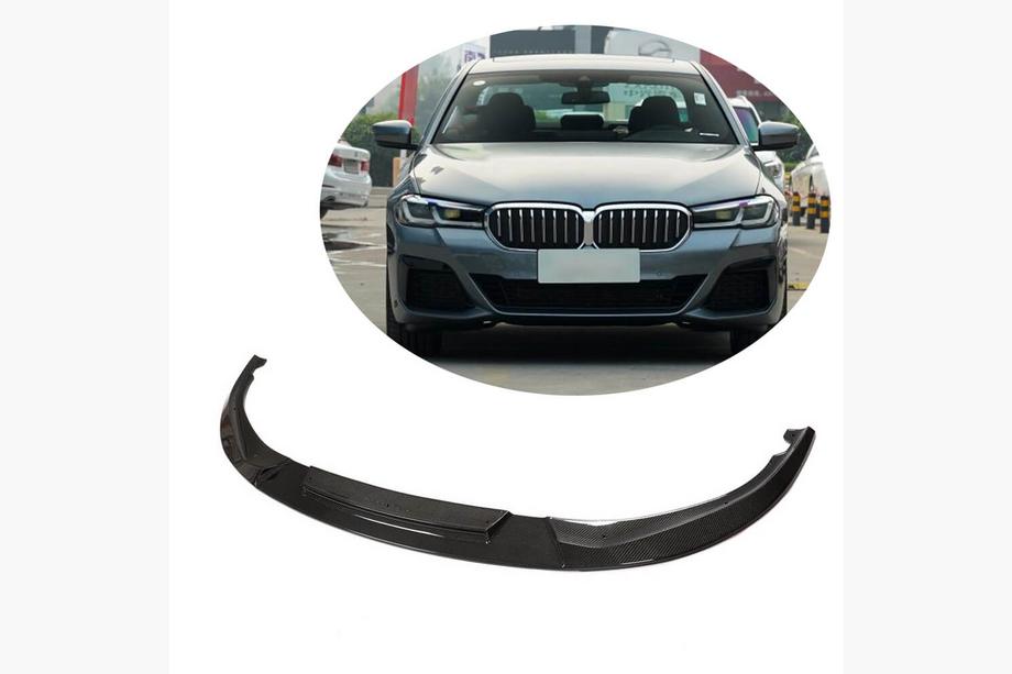 BMW 5-serien G30/G31 2017–2023 Frontläpp Lip V2 (för M-Sport 2021-2024, kolfiber) Image