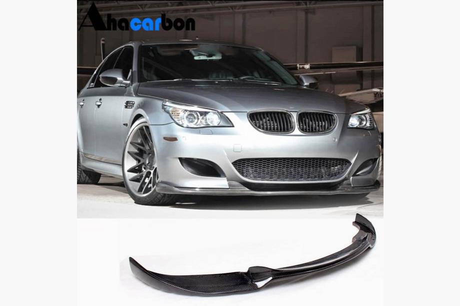 BMW 5-serien E60/E61 2003–2010 Frontläpp till främre stötfångare (för M5, kolfiber) Image