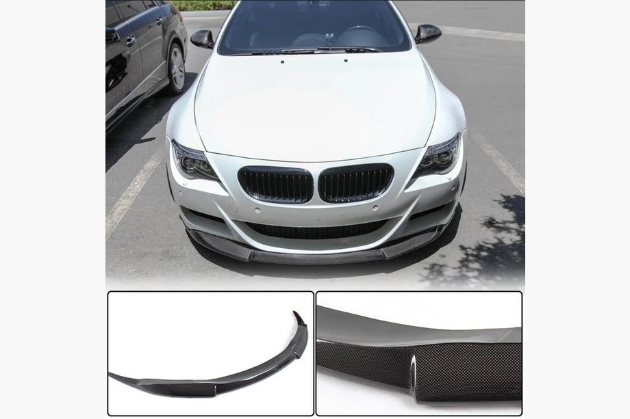 BMW 6-serien E63/E64 2003–2010 Frontläpp till stötfångare (för M6, kolfiber) Image