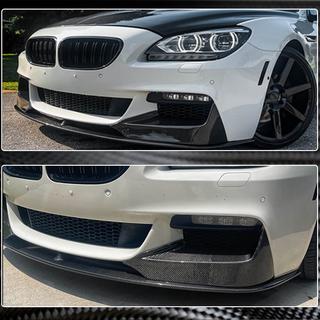 Frontläpp till främre stötfångare Lip V1 (för M-Sport, kolfiber) BMW 6-serien F12/F13/F06 2011–2018 foto 3