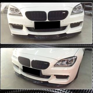 Främre läppspoiler till stötfångare Lip V2 (för M-Sport, kolfiber) BMW 6-serien F12/F13/F06 2011–2018 foto 3