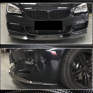Främre läppspoiler till stötfångare Lip V2 (för M-Sport, kolfiber) BMW 6-serien F12/F13/F06 2011–2018 foto 4
