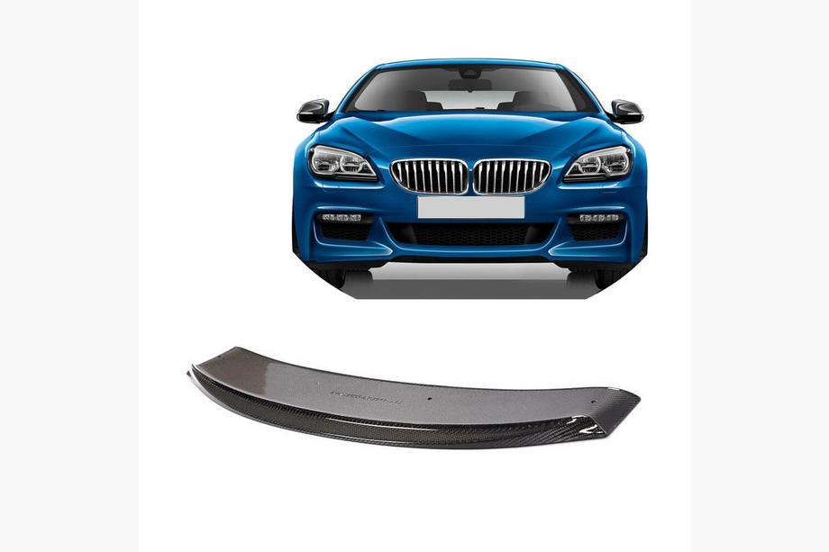 BMW 6-serien F12/F13/F06 2011–2018 Frontläpp V3 till främre stötfångare (för M-Sport, kolfiber) Image