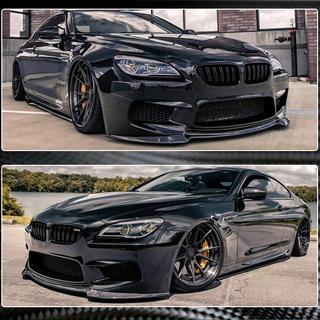 Frontläpp till stötfångare Lip V1 (för M6, kolfiber) BMW 6-serien F12/F13/F06 2011–2018 foto 4