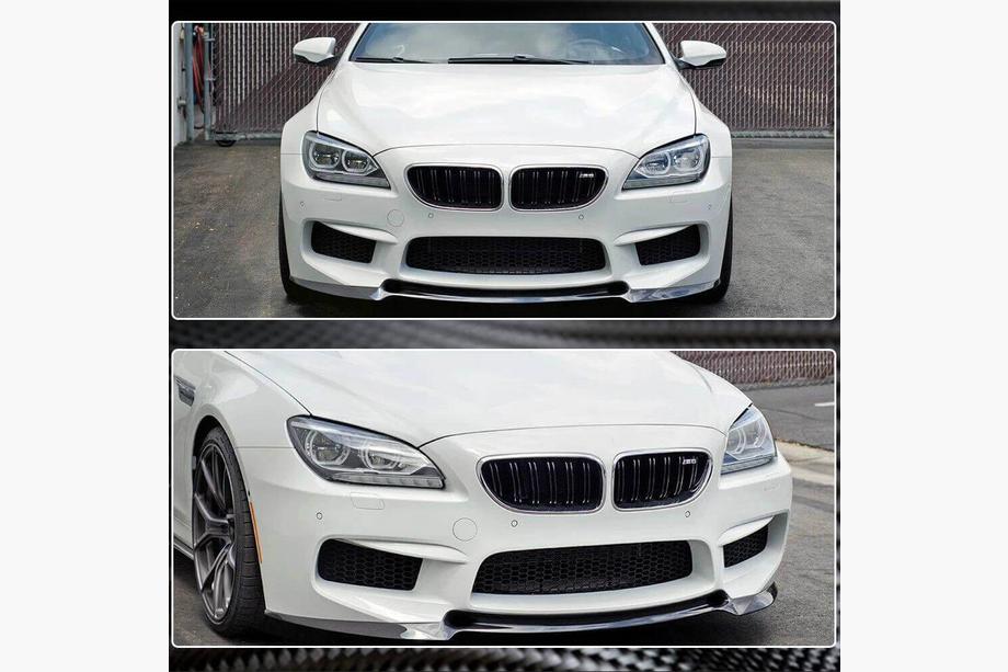 BMW 6-serien F12/F13/F06 2011–2018 Frontläpp till stötfångare FRP V3 Foto 5