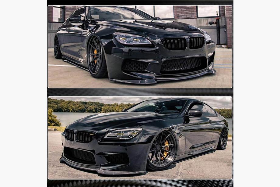BMW 6-serien F12/F13/F06 2011–2018 Främre stötfångarläpp FRP V4 Foto 4