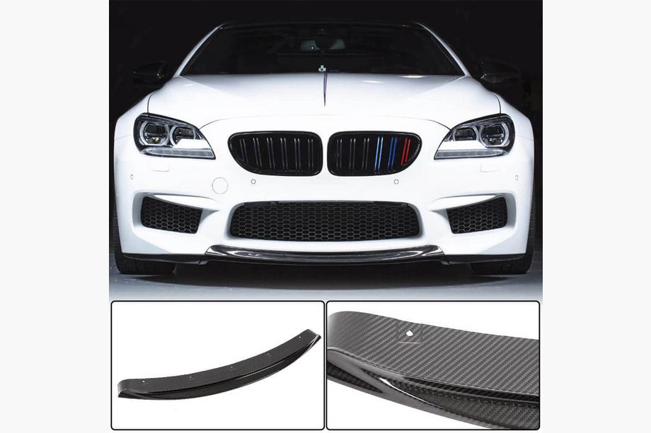 BMW 6-serien F12/F13/F06 2011–2018 Frontläpp till främre stötfångare Dry Carbon V6 Image
