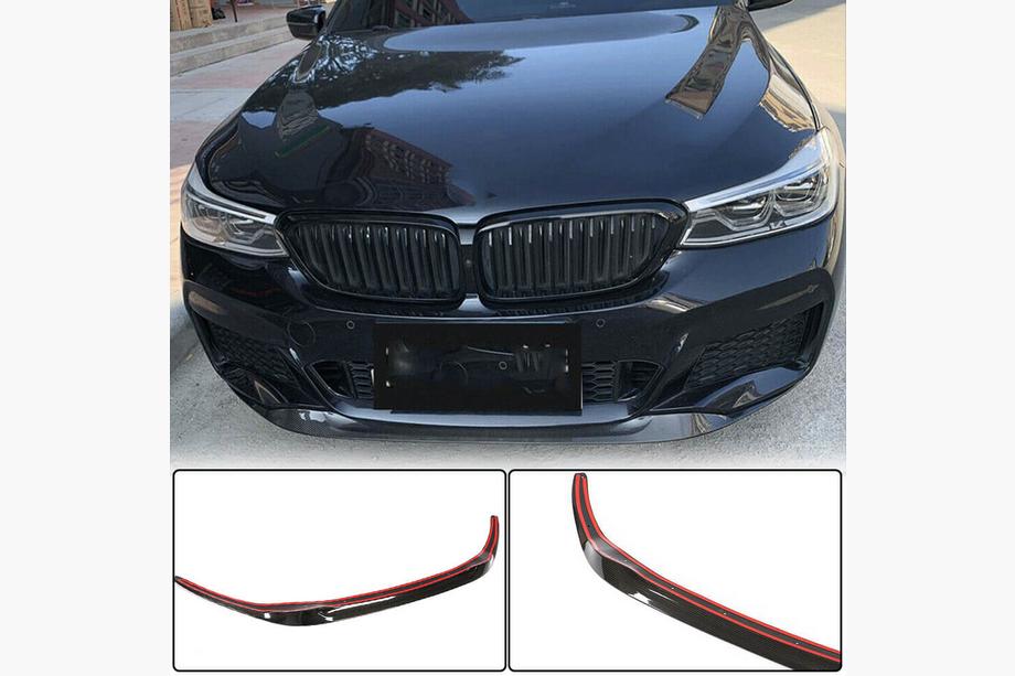 BMW 6-serie G32 2017– Frontläpp till främre stötfångare (för M-Sport 2017-2020, kolfiber) Image