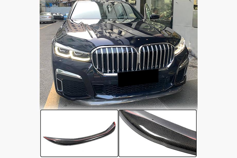 BMW 7-serien G11/G12 2015–2022 Frontspoilerläpp Lip V1 (för M-Sport 2019-2022, kolfiber) Image