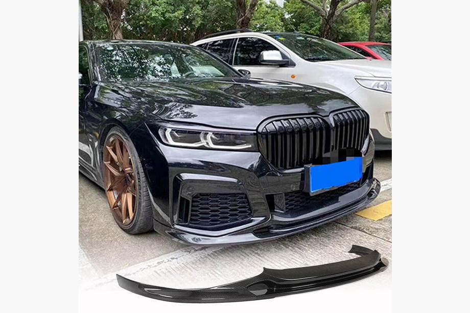 BMW 7-serien G11/G12 2015–2022 Frontspoilerläpp Lip V2 (för M-Sport 2019-2022, kolfiber) Image