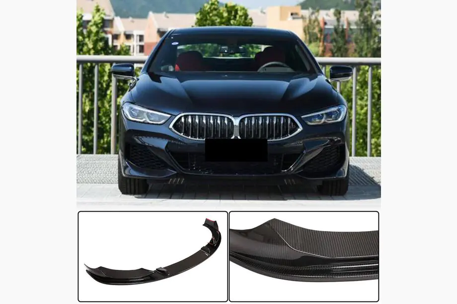 BMW 8-serie G14/G15/G16 2018– Främre läppspoiler till stötfångare Lip V2 (för M-Sport, kolfiber) Image