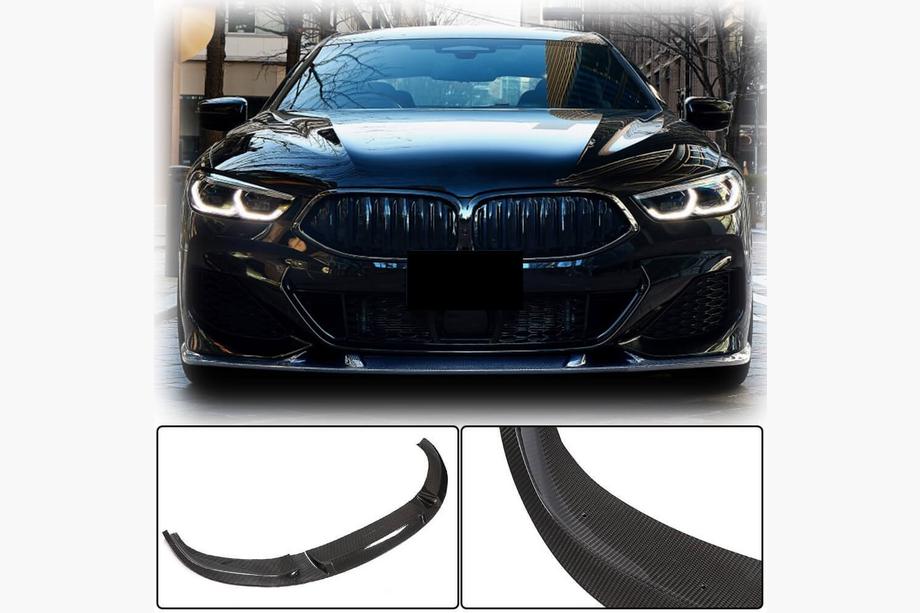 BMW 8-serie G14/G15/G16 2018– Frontläpp V3 till främre stötfångare (för M-Sport, kolfiber) Foto 1