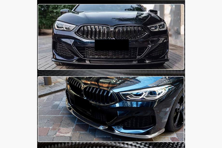 BMW 8-serie G14/G15/G16 2018– Frontläpp V3 till främre stötfångare (för M-Sport, kolfiber) Foto 4