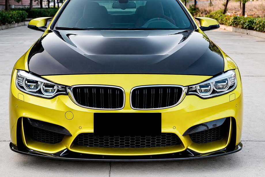 BMW 3-serien F30/F31 2012–2019 Frontläpp Lip V1 (för F80, kolfiber) Image