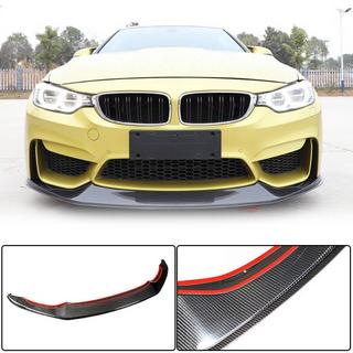 Frontläpp till främre stötfångaren Lip V7 (för F80, Carbon) foto 1