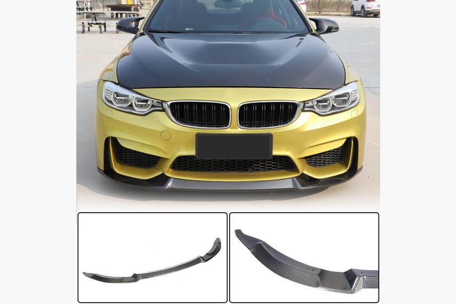 BMW 3-serien F30/F31 2012–2019 Frontläpp till stötfångare Lip V8 (för F80, kolfiber) Image
